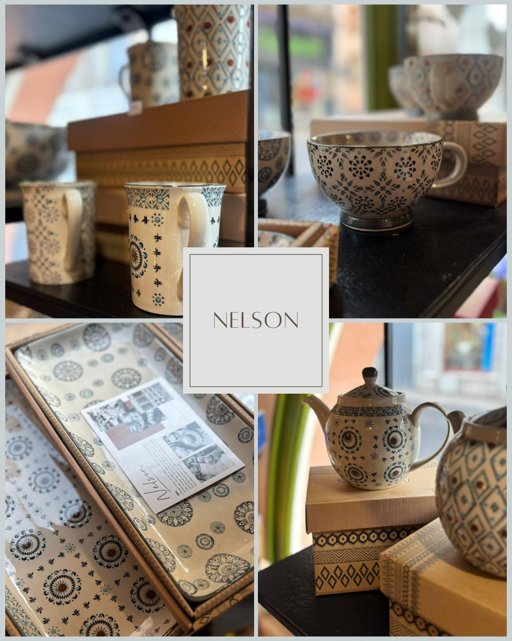 Coffret de 4 mugs Nelson 30 cl