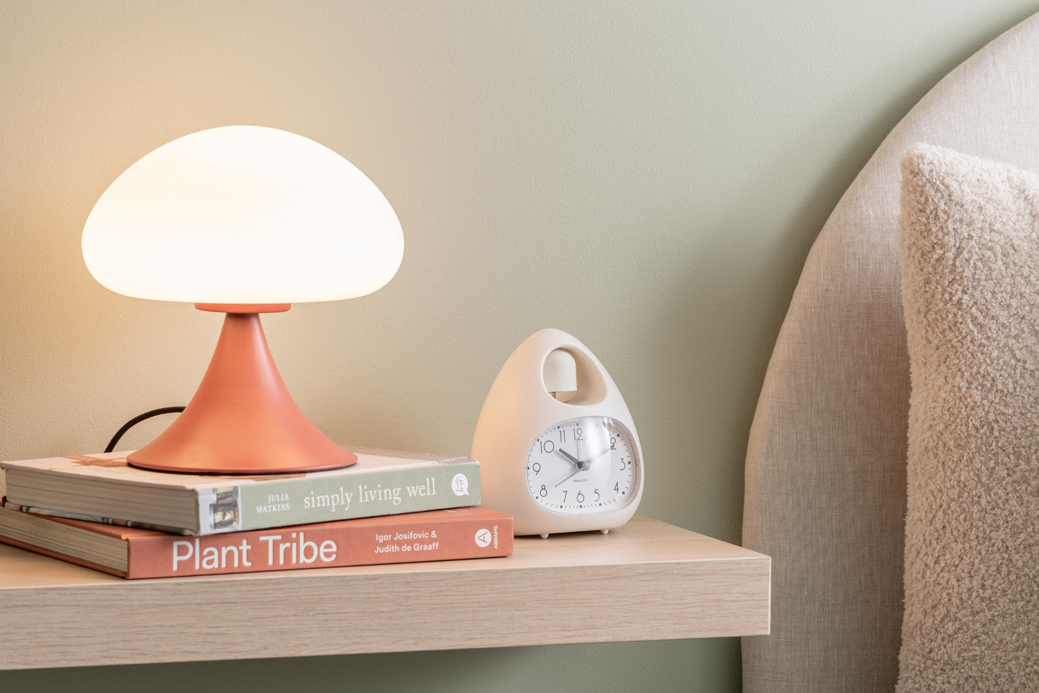 Lampe de Table Rouge Hongo – Design Moderne et Élégant