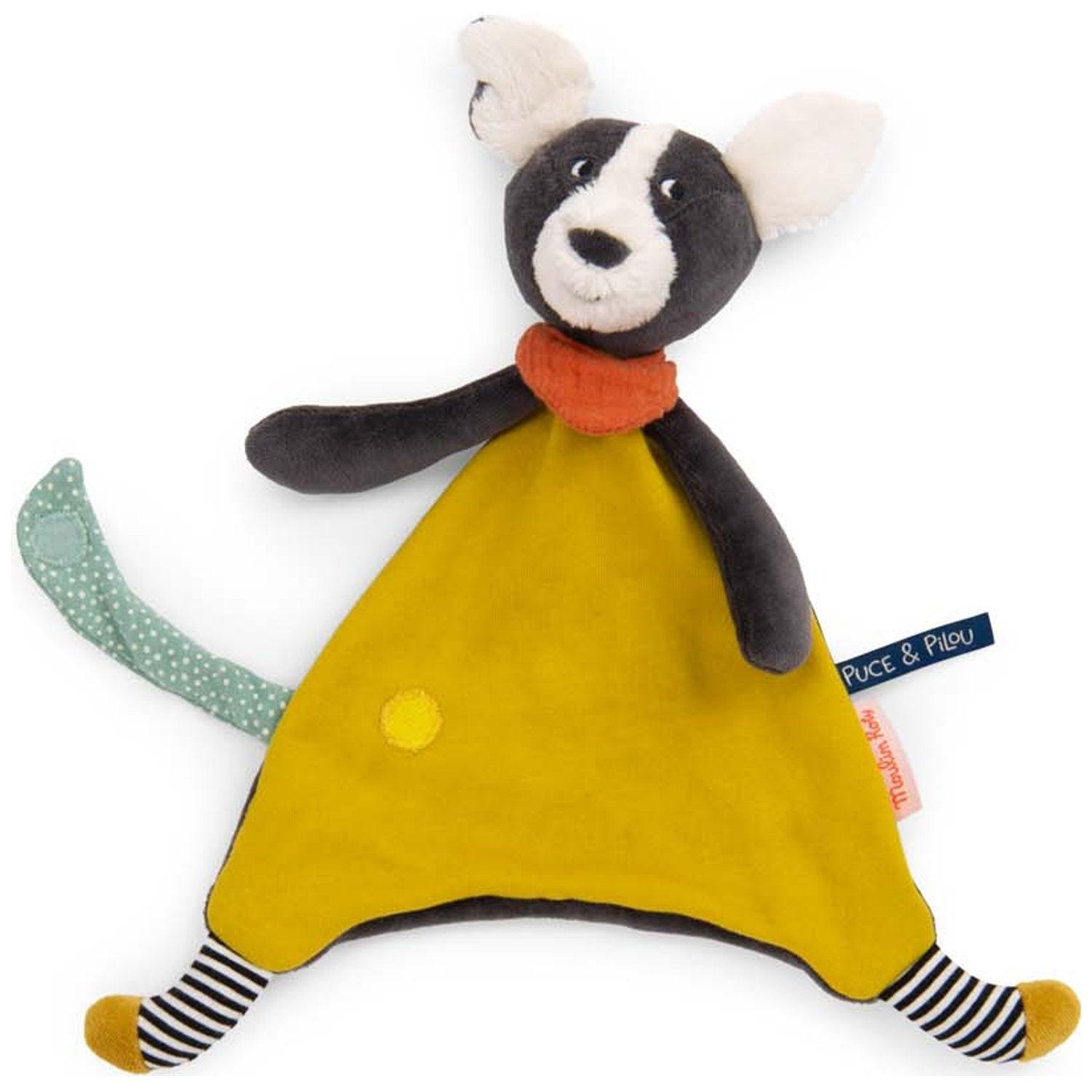 Doudou Puce Jaune - Puce & Pilou