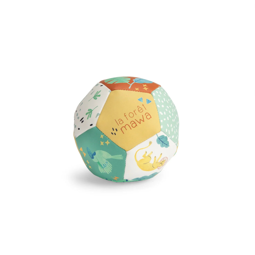 Ballon souple 10 cm - La Forêt Mawa - Multicolore
