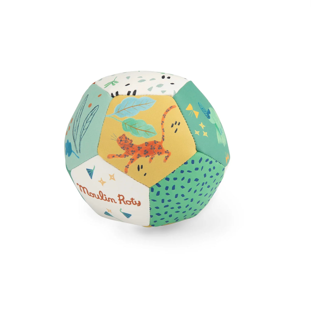 Ballon souple 10 cm - La Forêt Mawa - Multicolore