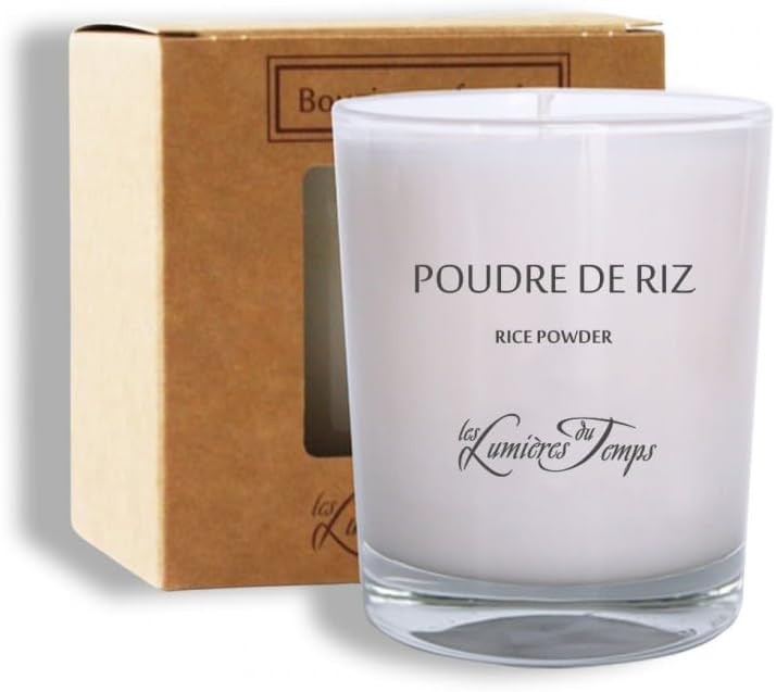 Bougie Végétale 180 g Poudre de Riz
