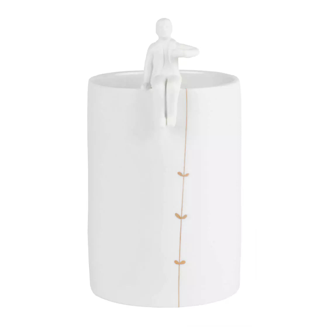Vase en Porcelaine “Le Jardinier” – H18 cm