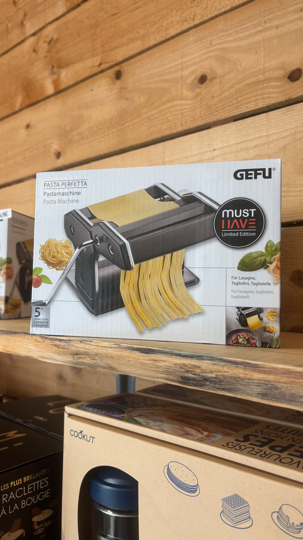 Machine à pâte Pasta Perfetta noir mat
