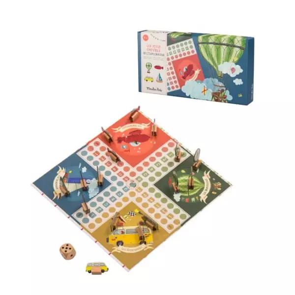 Jeu des petits chevaux - Jardin du Moulin