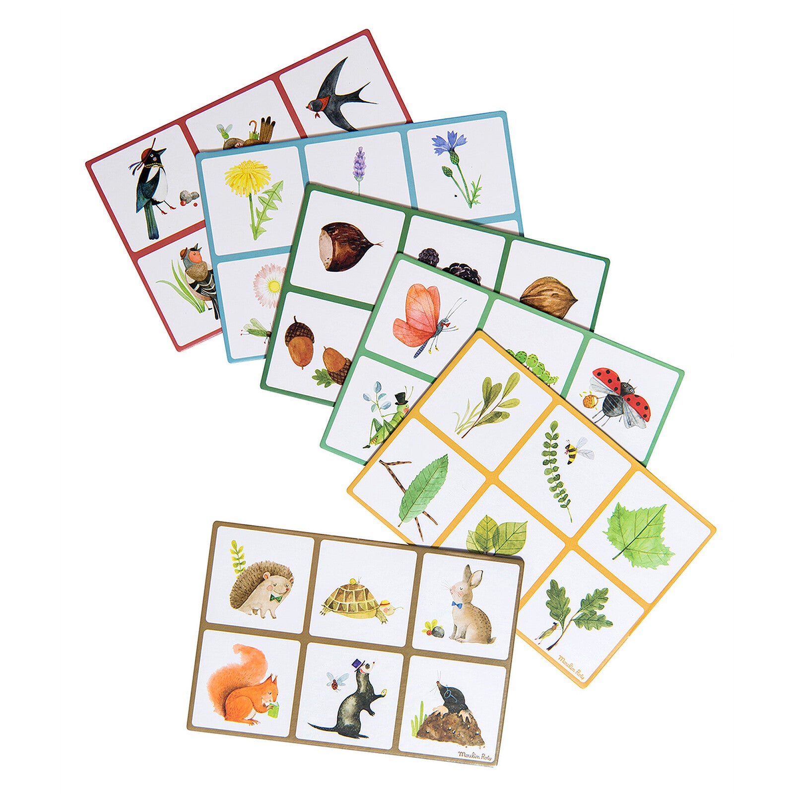 Jeu « Le loto de la nature » Le Jardin du Moulin
