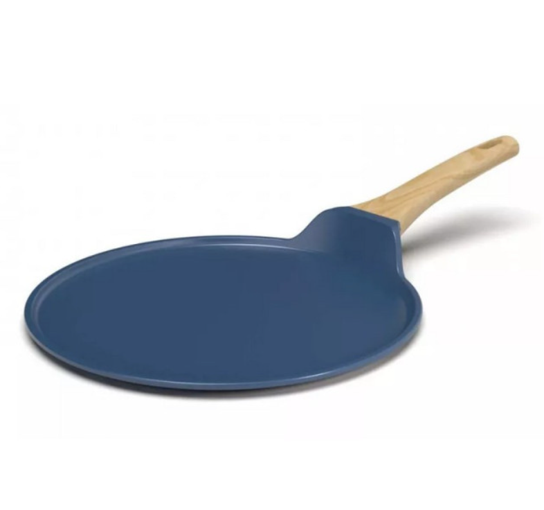 Poêle Plate 2 en 1 Plancha / Crêpière – 26 cm – Myrtille – Cookut