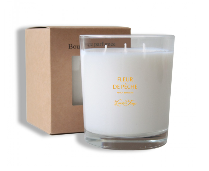 Bougie Végétale 350 g Fleur de Pêche