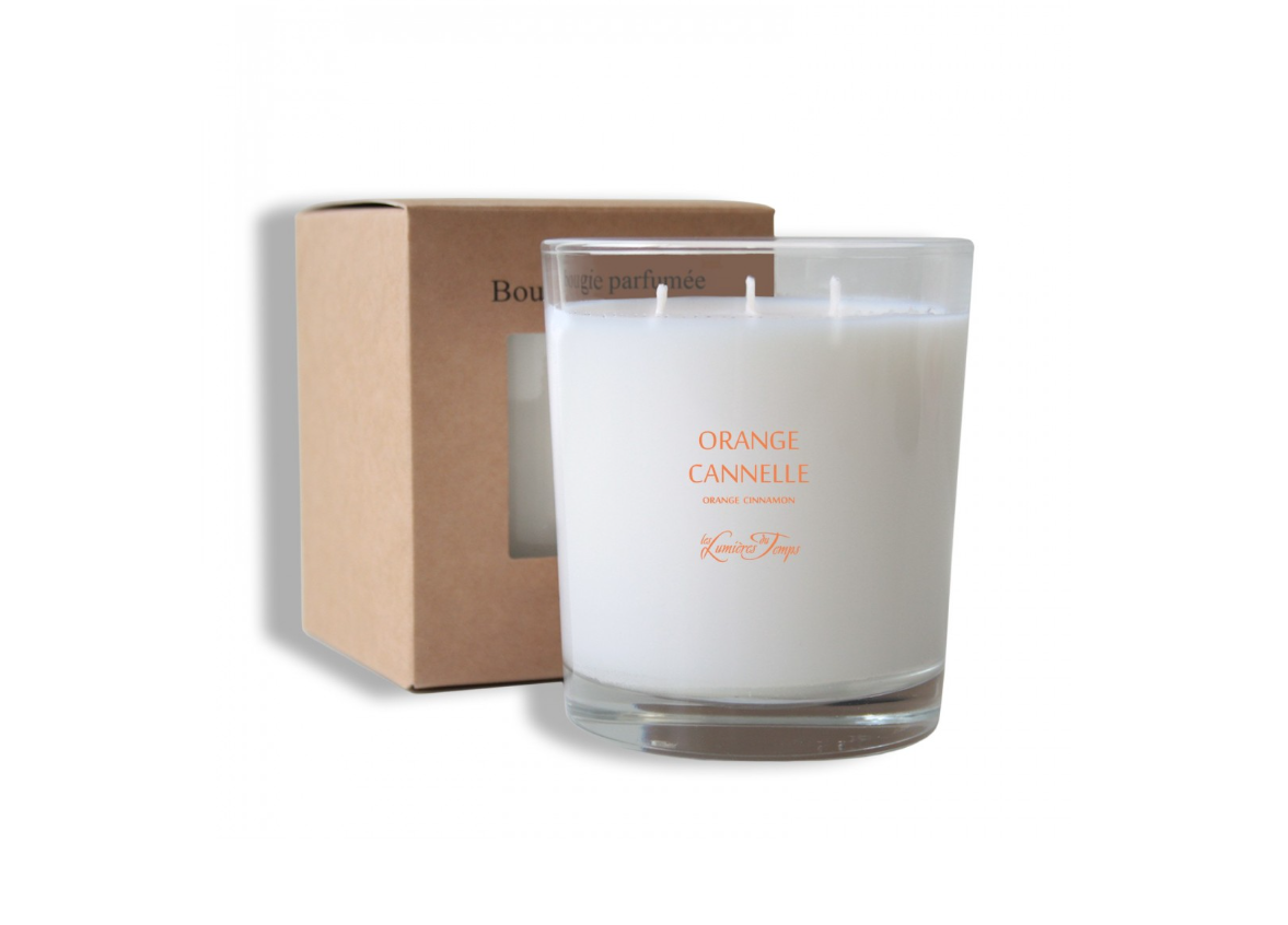 Bougie Végétale 350 g Orange Cannelle