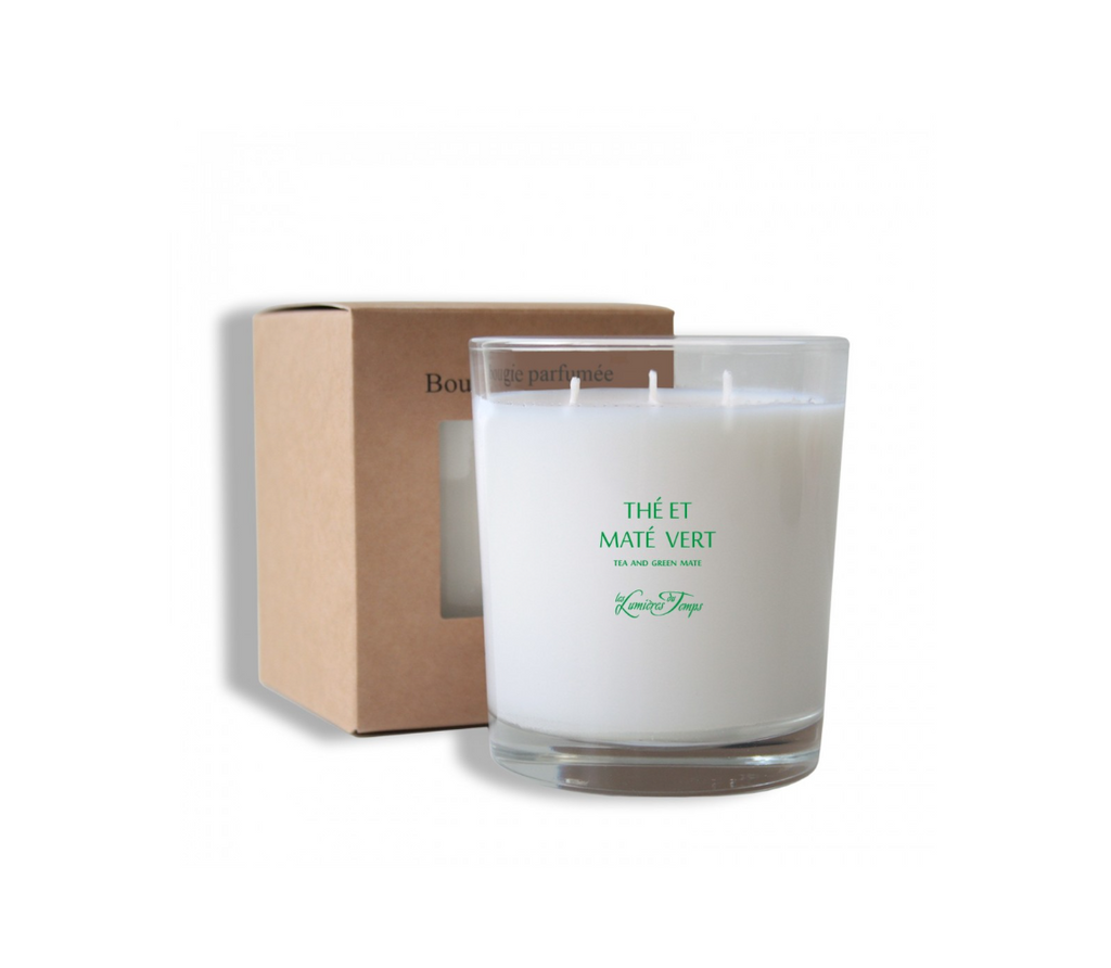 Bougie Végétale 350 g Thé et Maté Vert