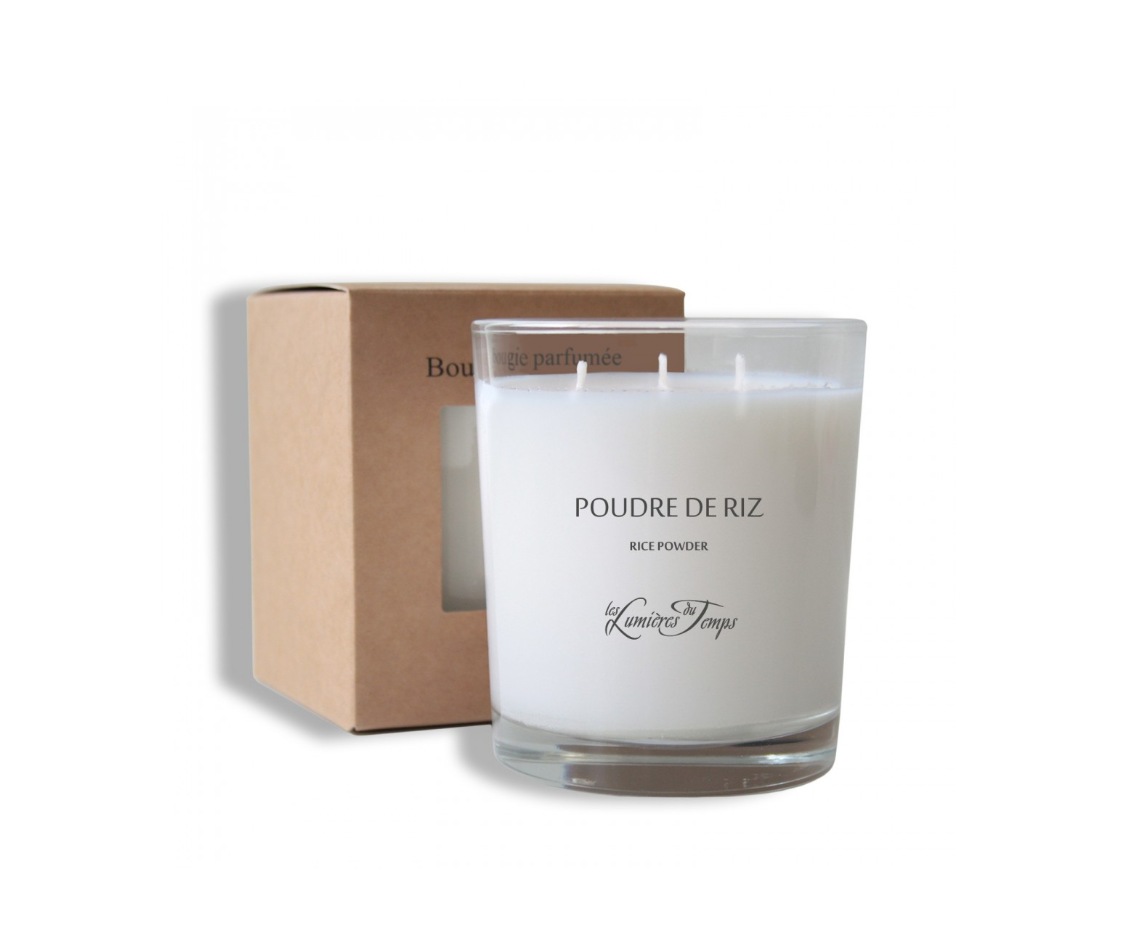 Bougie Végétale 350 g Poudre de Riz