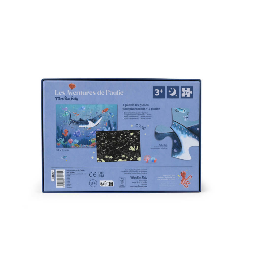 Puzzle phosphorescent Sous la mer 24 pièces