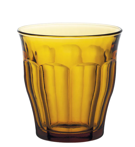 Le Picardie Duralex - 6 Verres à eau  - Vermeil -  25cl