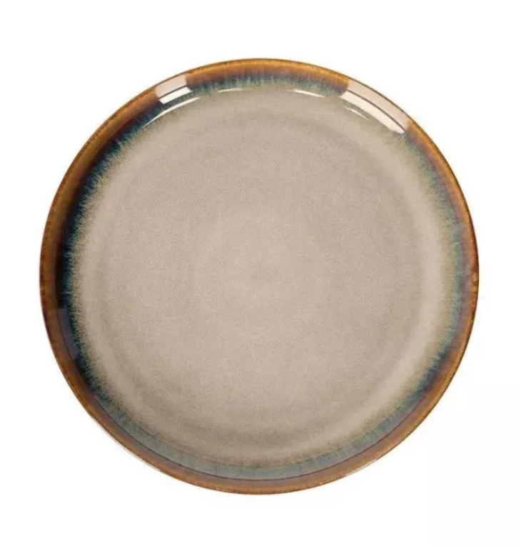 Coffret de 6 Assiettes plates Yuni beige – Athezza