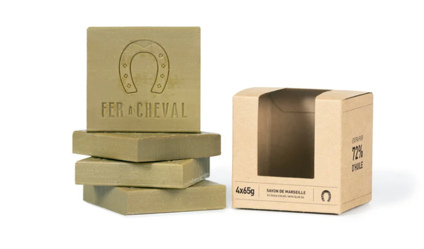 Savon de Marseille Cube Tranché Pur Olive 4x65g