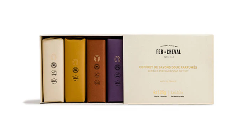 Coffret de Savons Doux Parfumés 4 x 125g