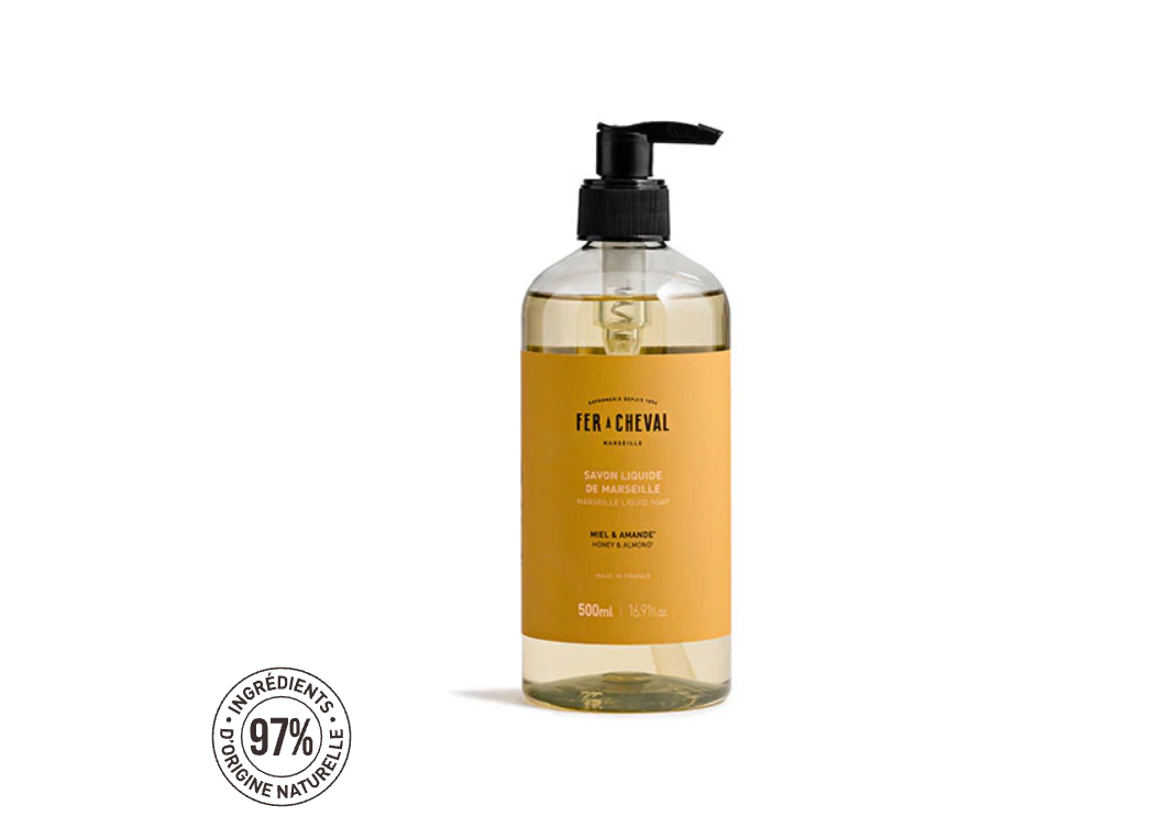 Savon Liquide de Marseille Miel & Amande 500ml
