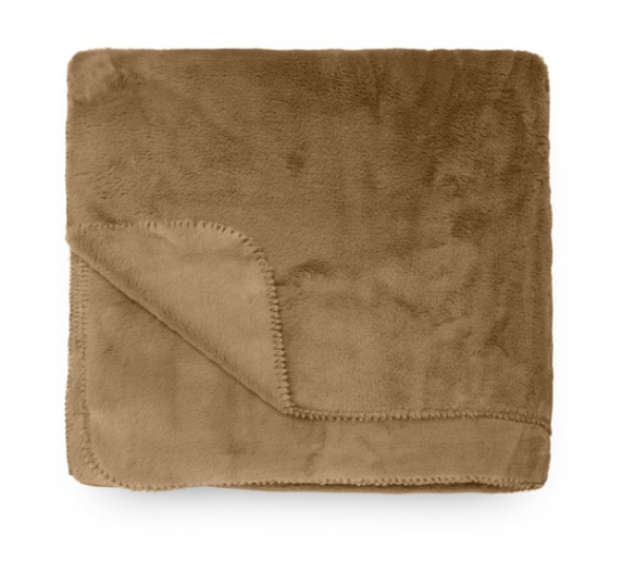 Plaid / Couvre-lit TANUKI – 150x200 cm – Camel