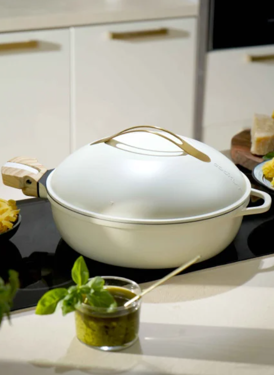 La Fabuleuse Poêle 28 cm – 8 en 1 – Meringue