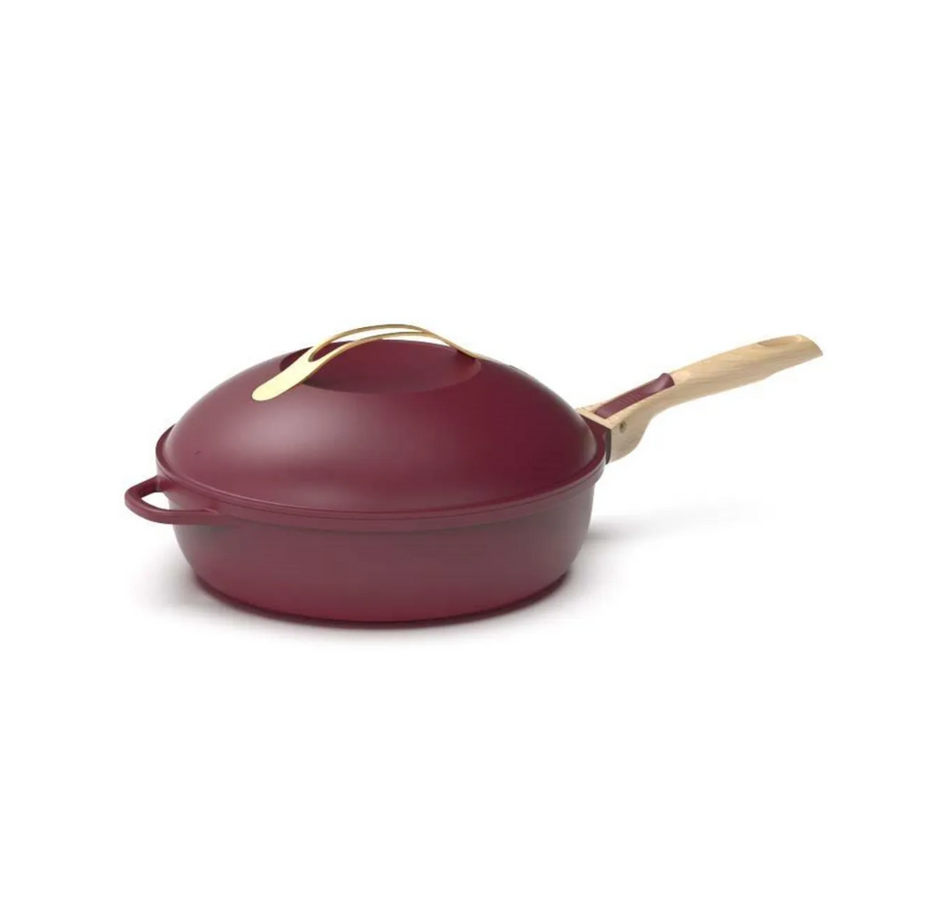 La Fabuleuse Poêle 28 cm – 8 en 1 – Rubis