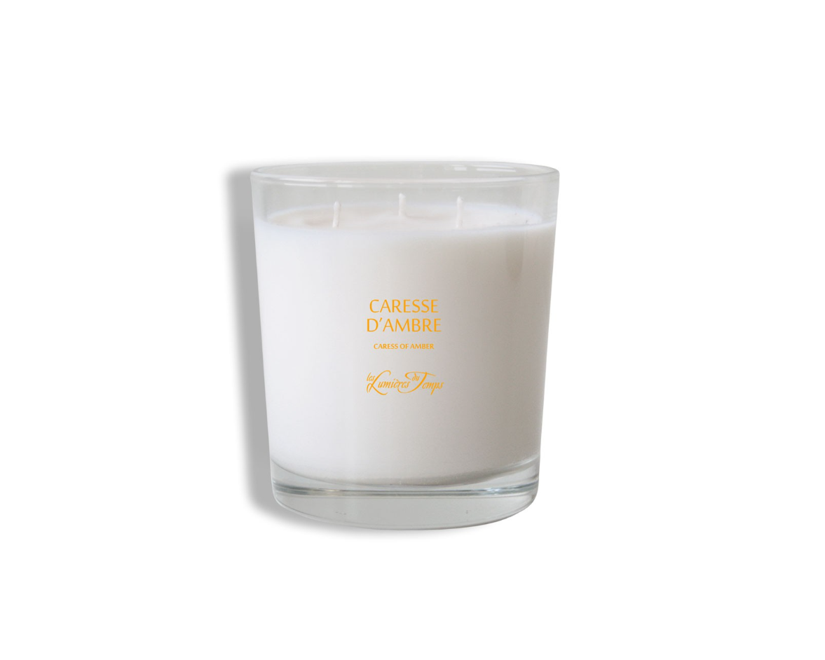 Bougie Végétale 350 g Caresse d'Ambre