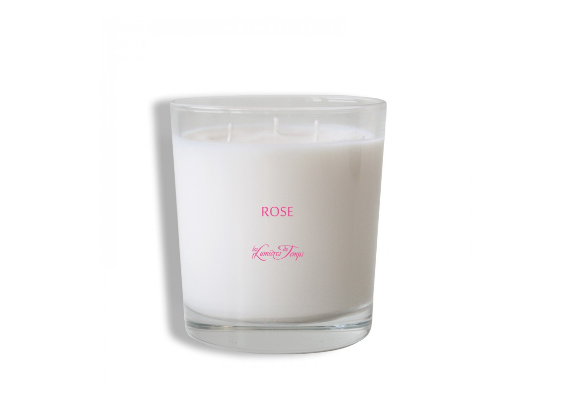 Bougie Végétale 350 g Rose
