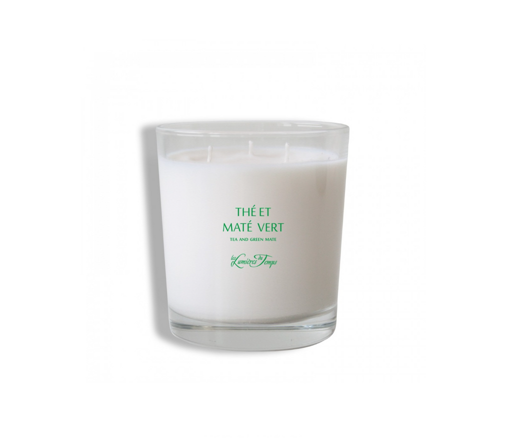 Bougie Végétale 350 g Thé et Maté Vert