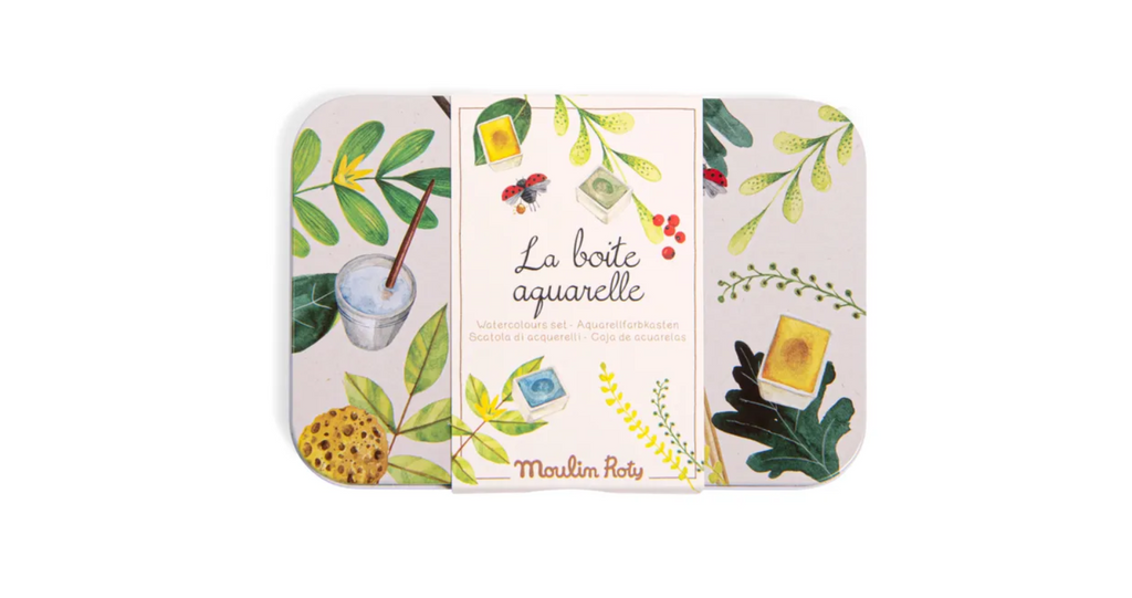 Boîte d'aquarelles Le Jardin du Moulin