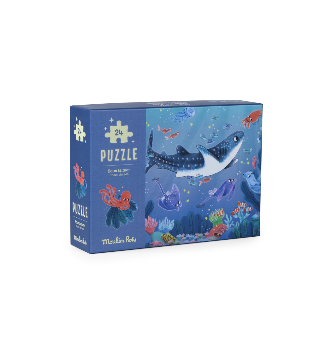 Puzzle phosphorescent Sous la mer 24 pièces