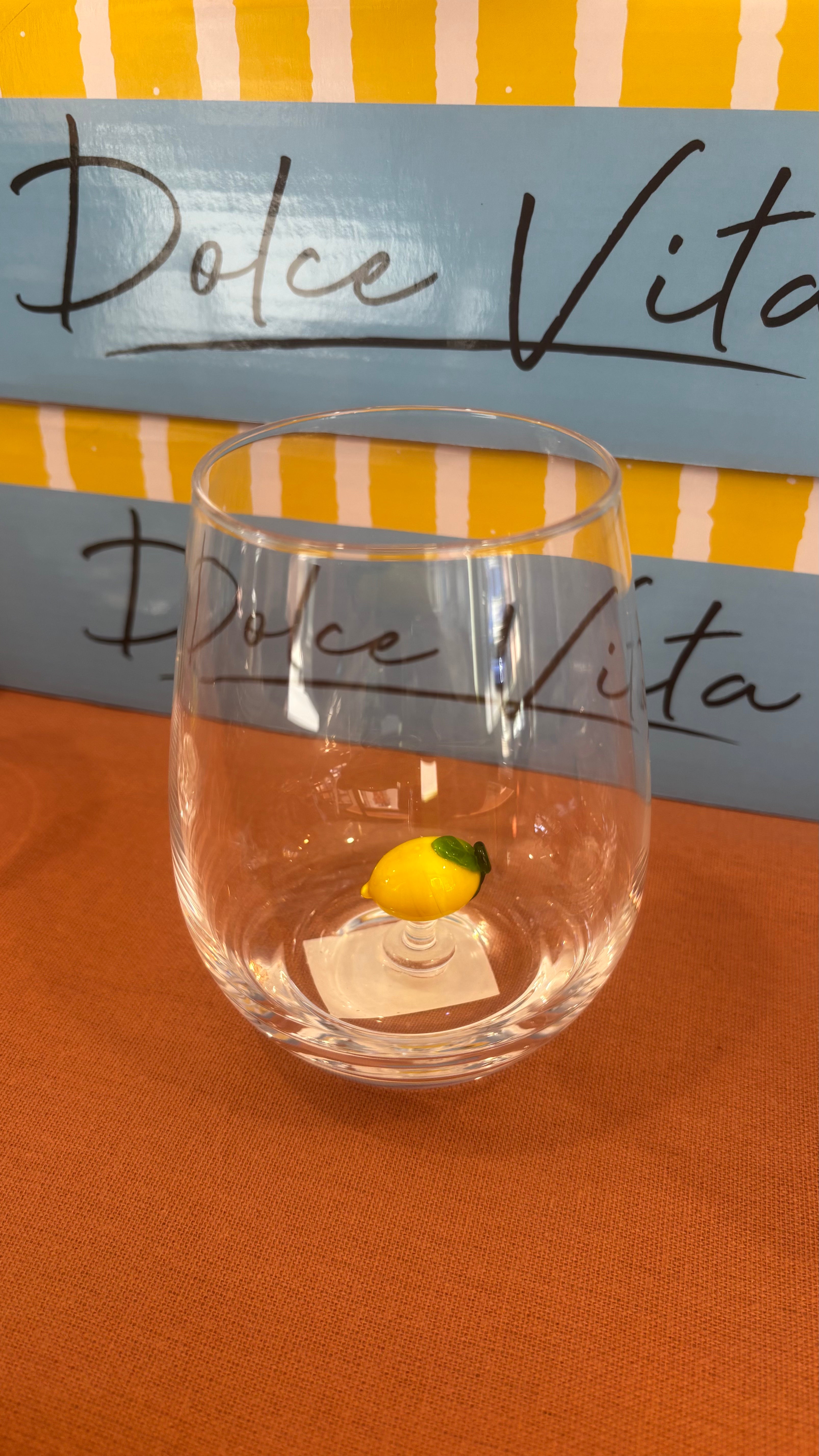 Verre Fantaisie Citron