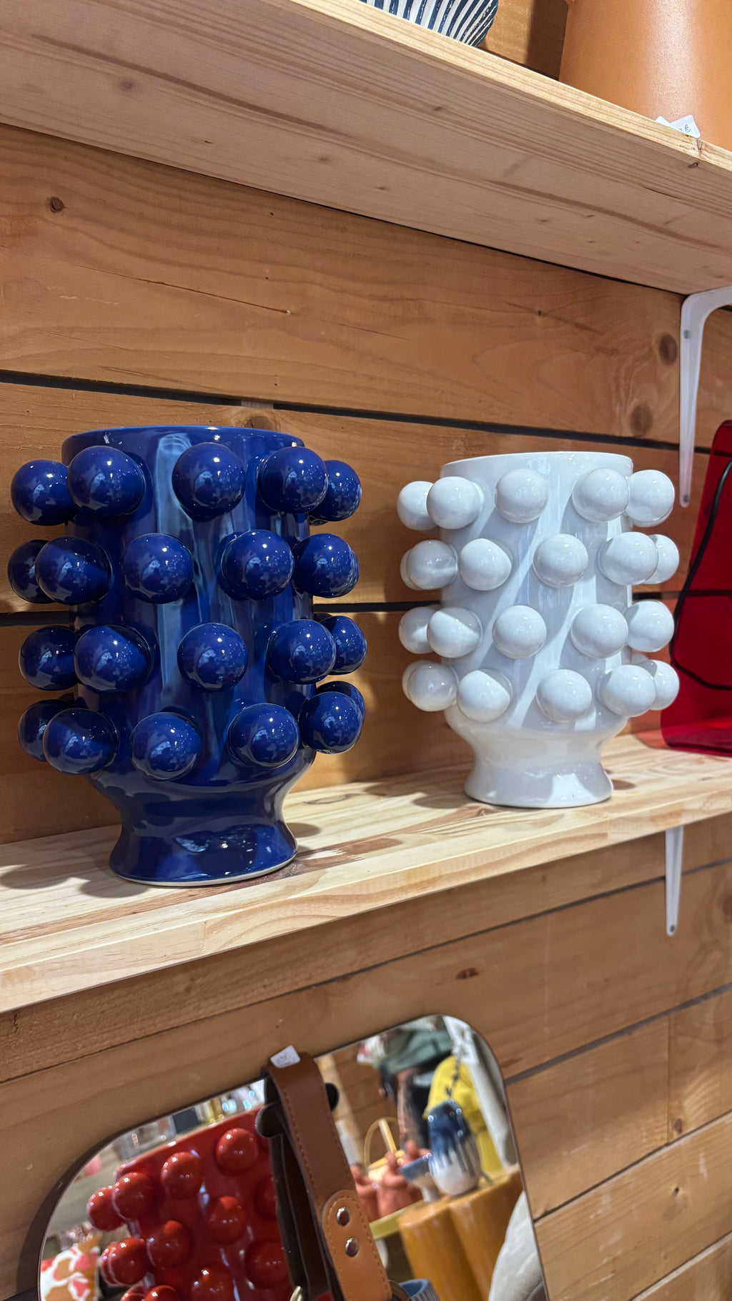 Vase Grappa Bleu Petit