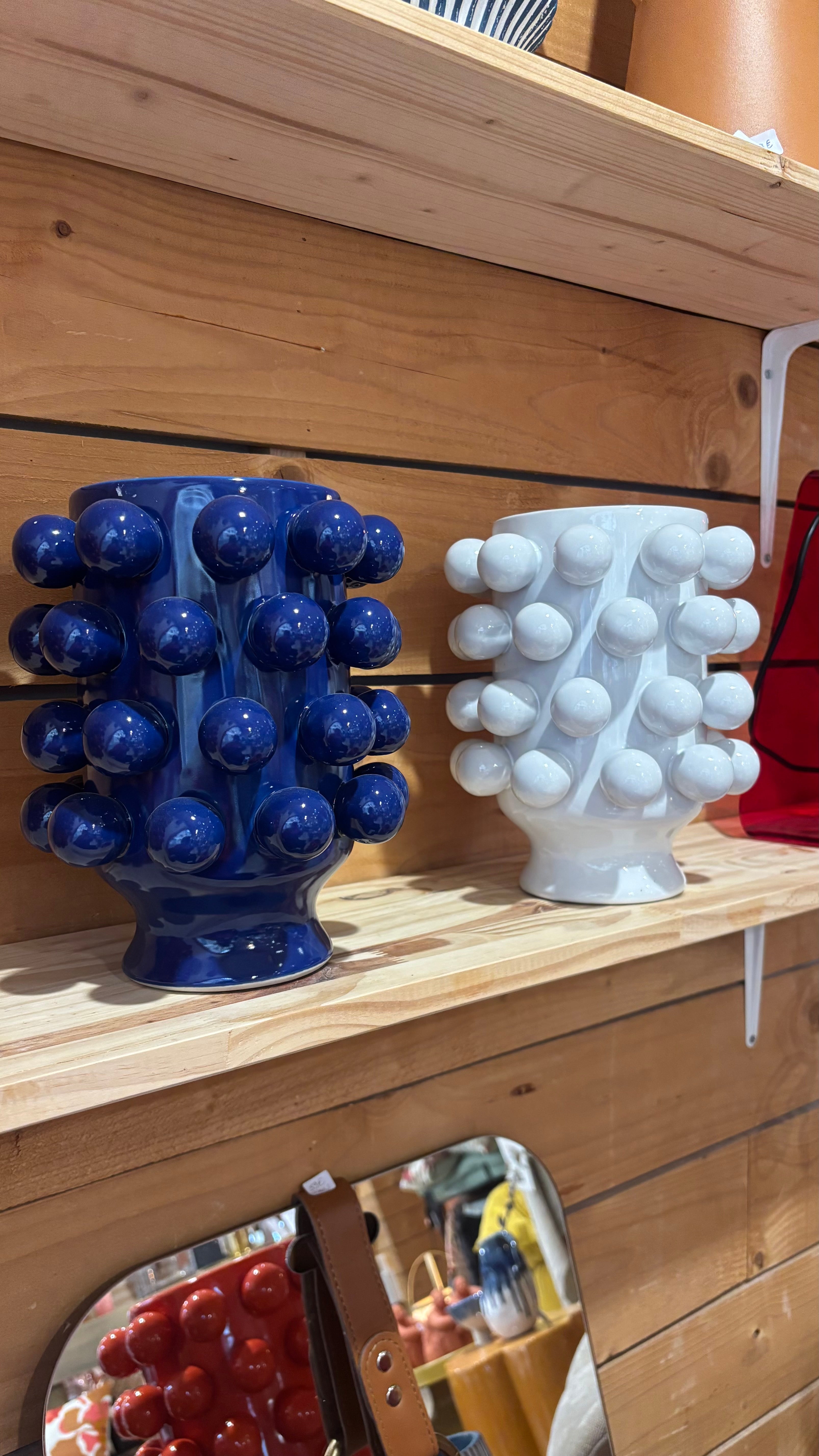 Vase Grappa Bleu Petit