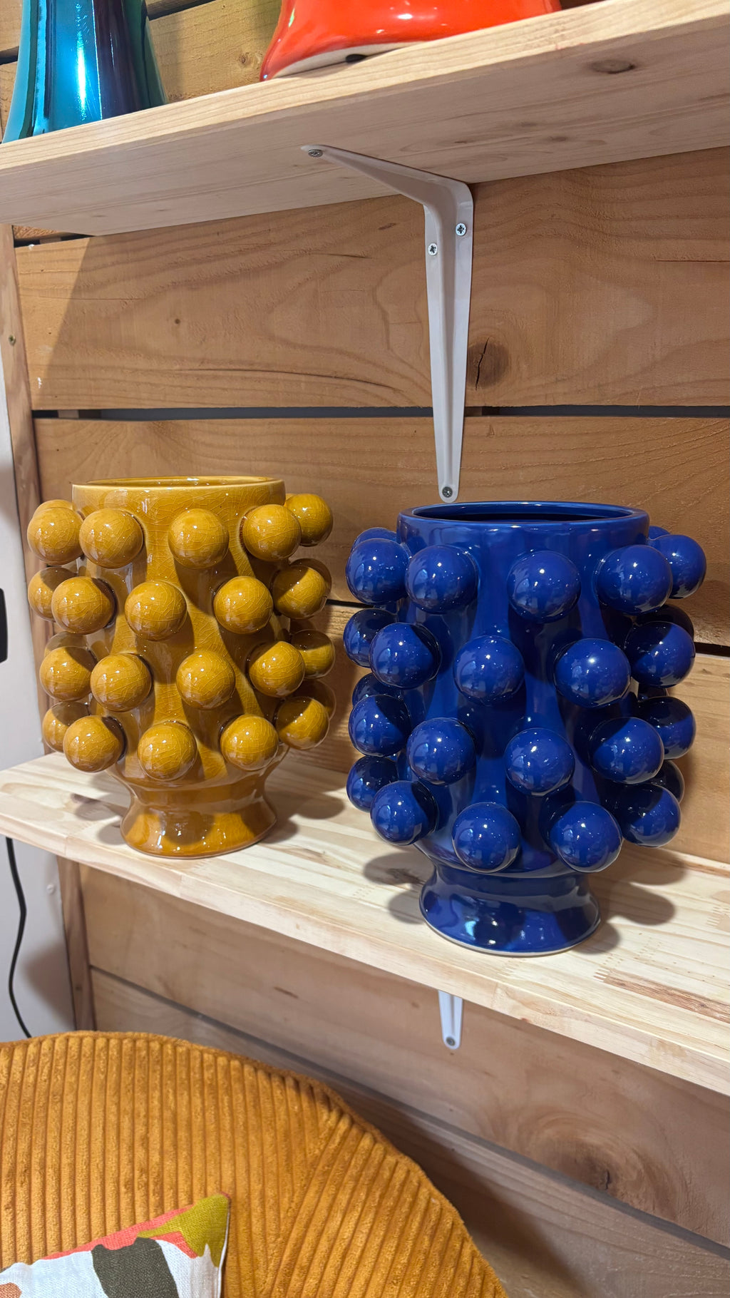 Vase Grappa Moutarde Foncé Petit