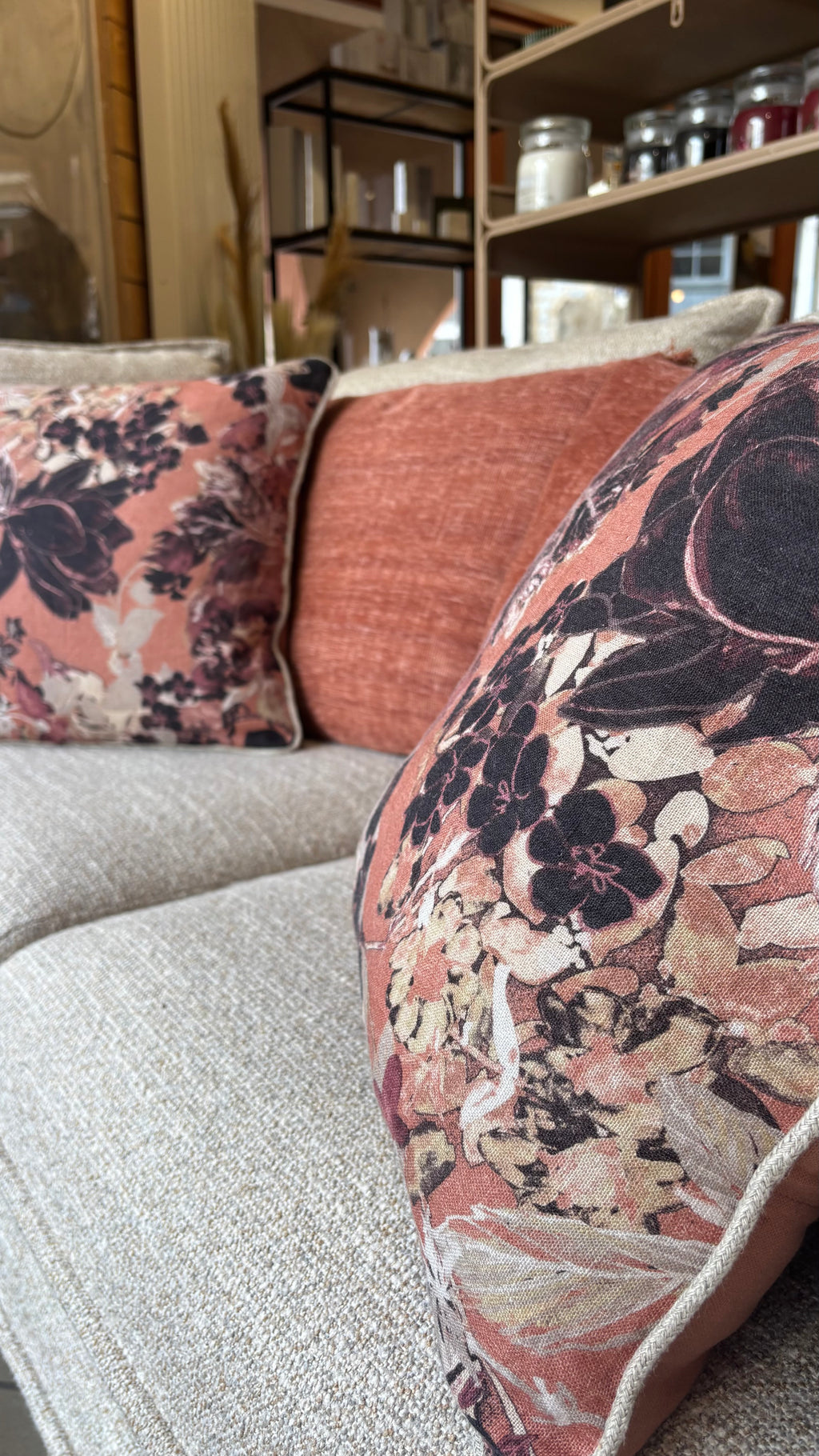 Coussin Sienne 45x45cm Mocaccino
