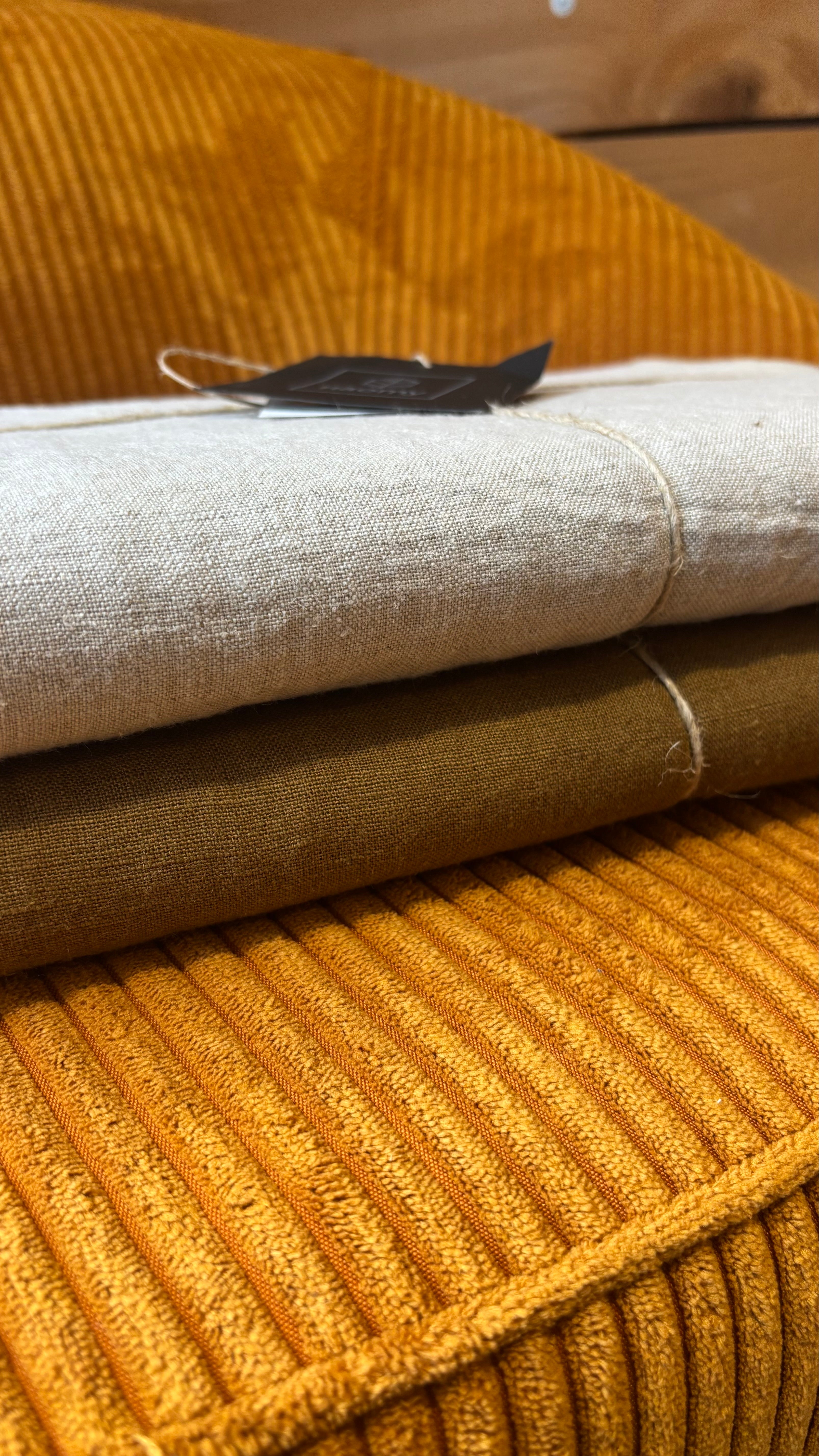 Nappe VENISE – 160x300 cm – Naturel – Lin