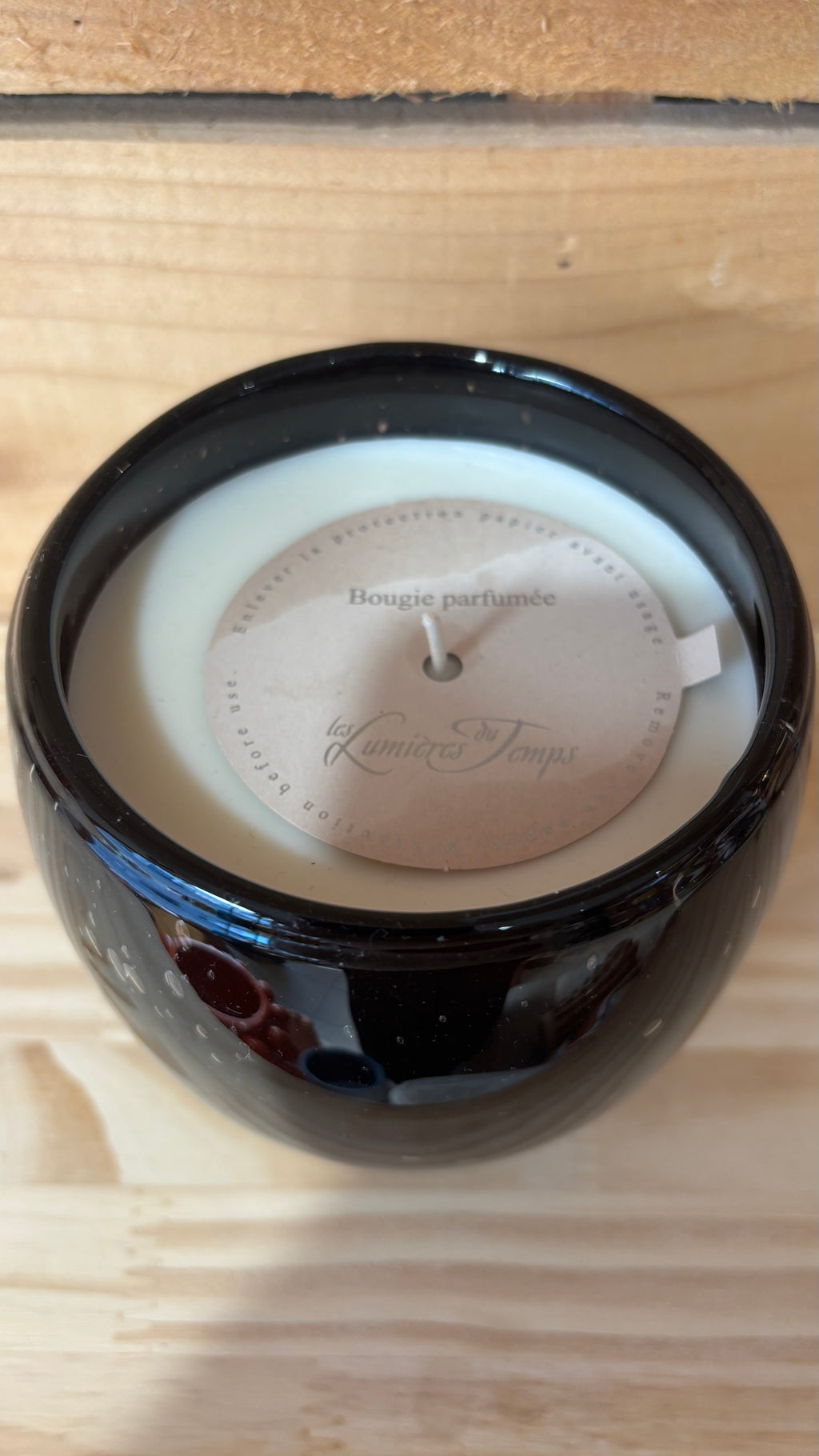 Bougie Perle PM 340 gr Noire