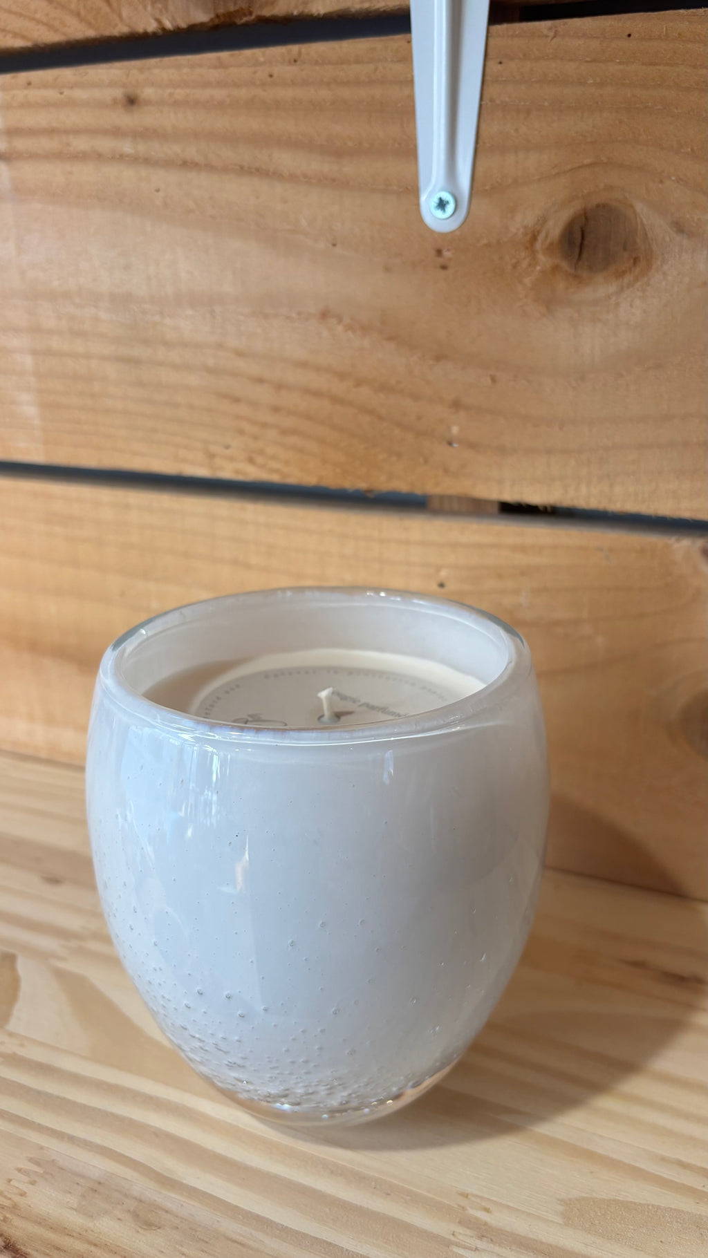 Bougie Perle PM 340g Blanche