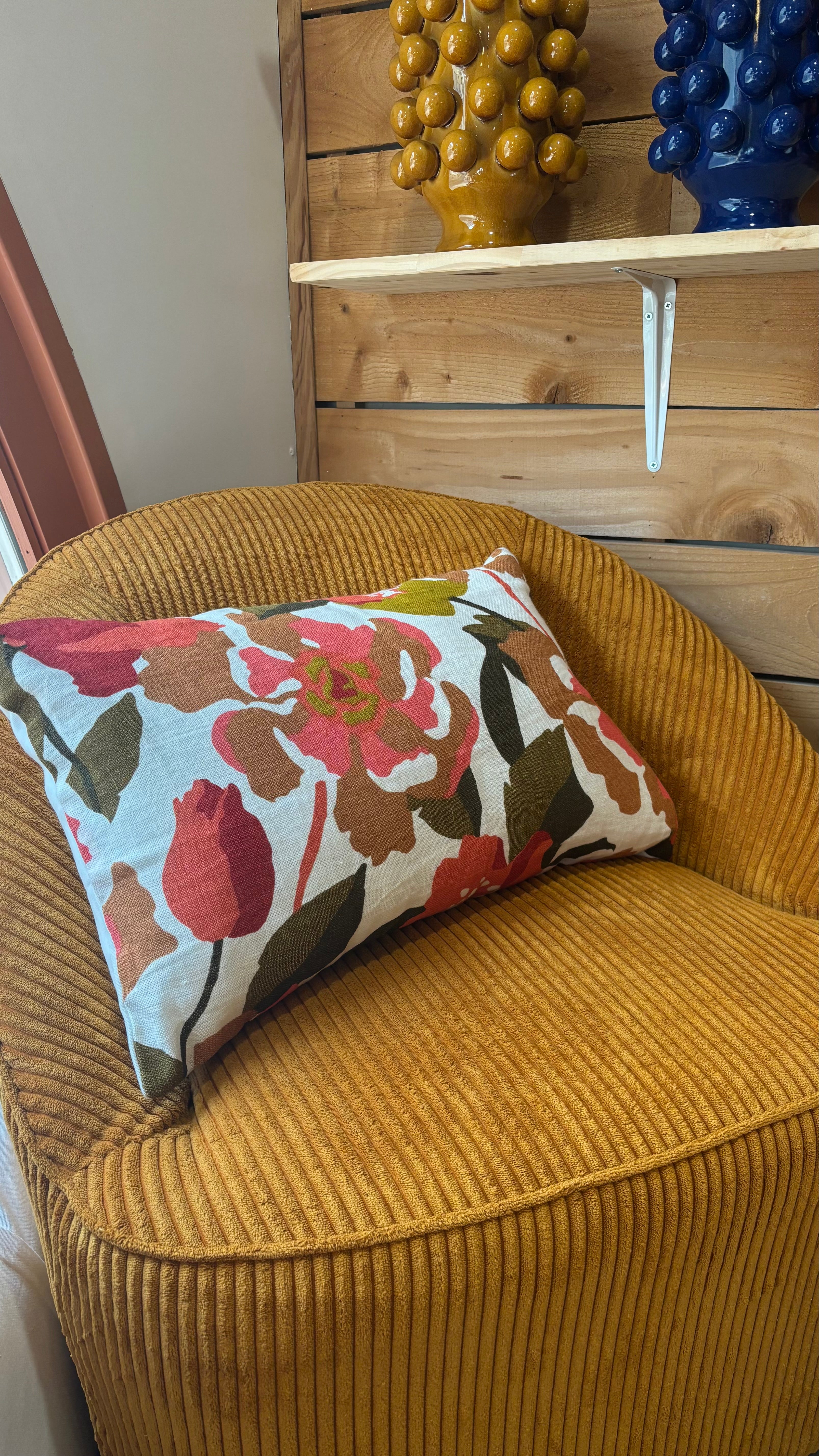 Coussin Ibiza 40x60 cm Bois de Rose