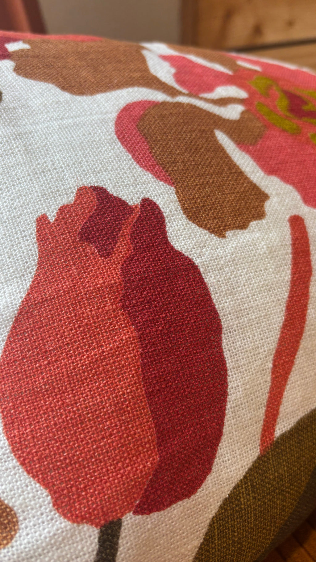 Coussin Ibiza 40x60 cm Bois de Rose