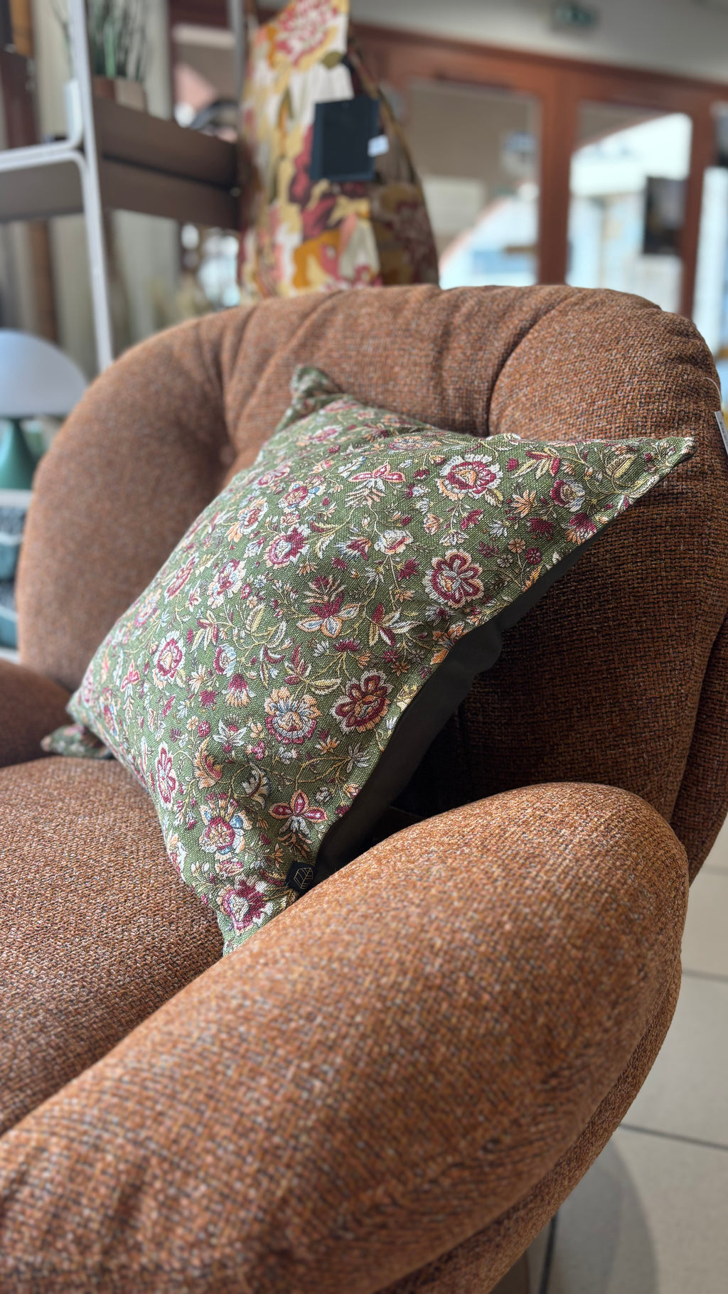 Coussin Samara Kaki 45 × 45 cm