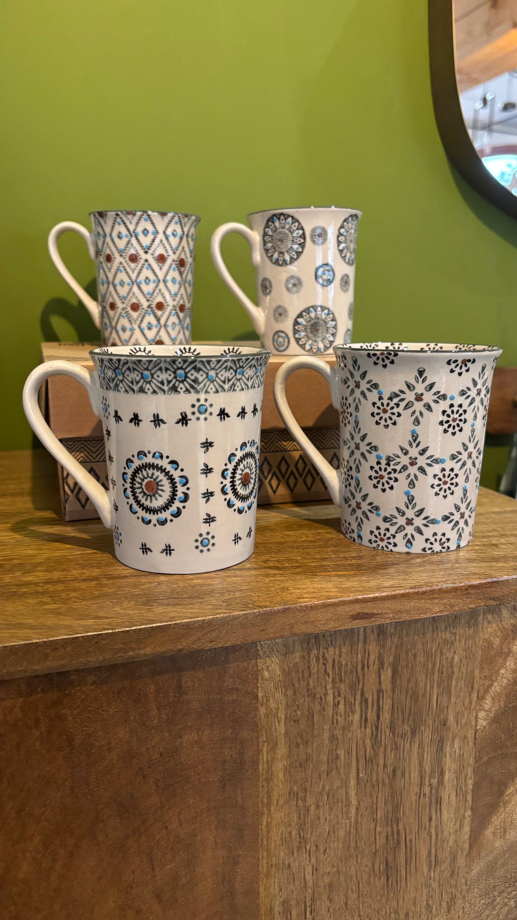 Coffret de 4 mugs Nelson 30 cl