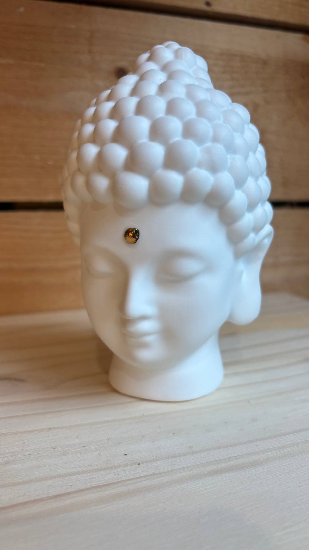 Statue Tête de Bouddha en porcelaine