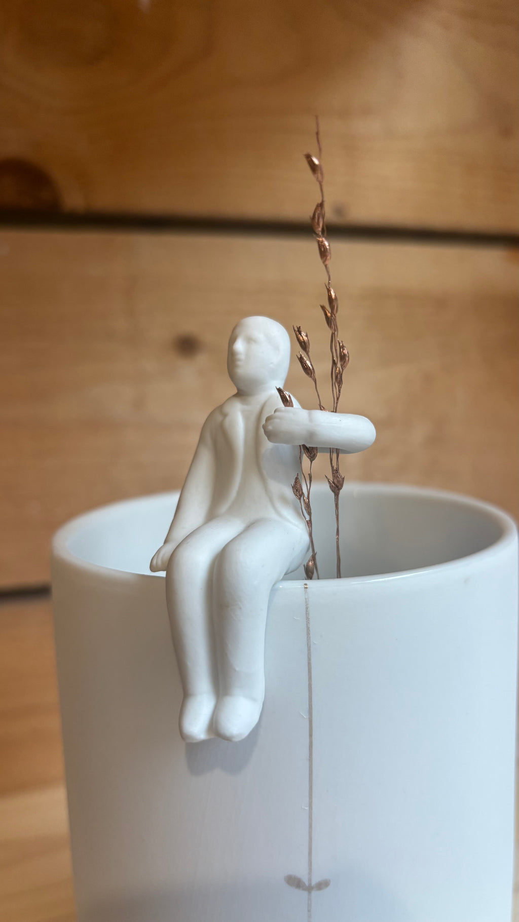 Vase en Porcelaine “Le Jardinier” – H18 cm