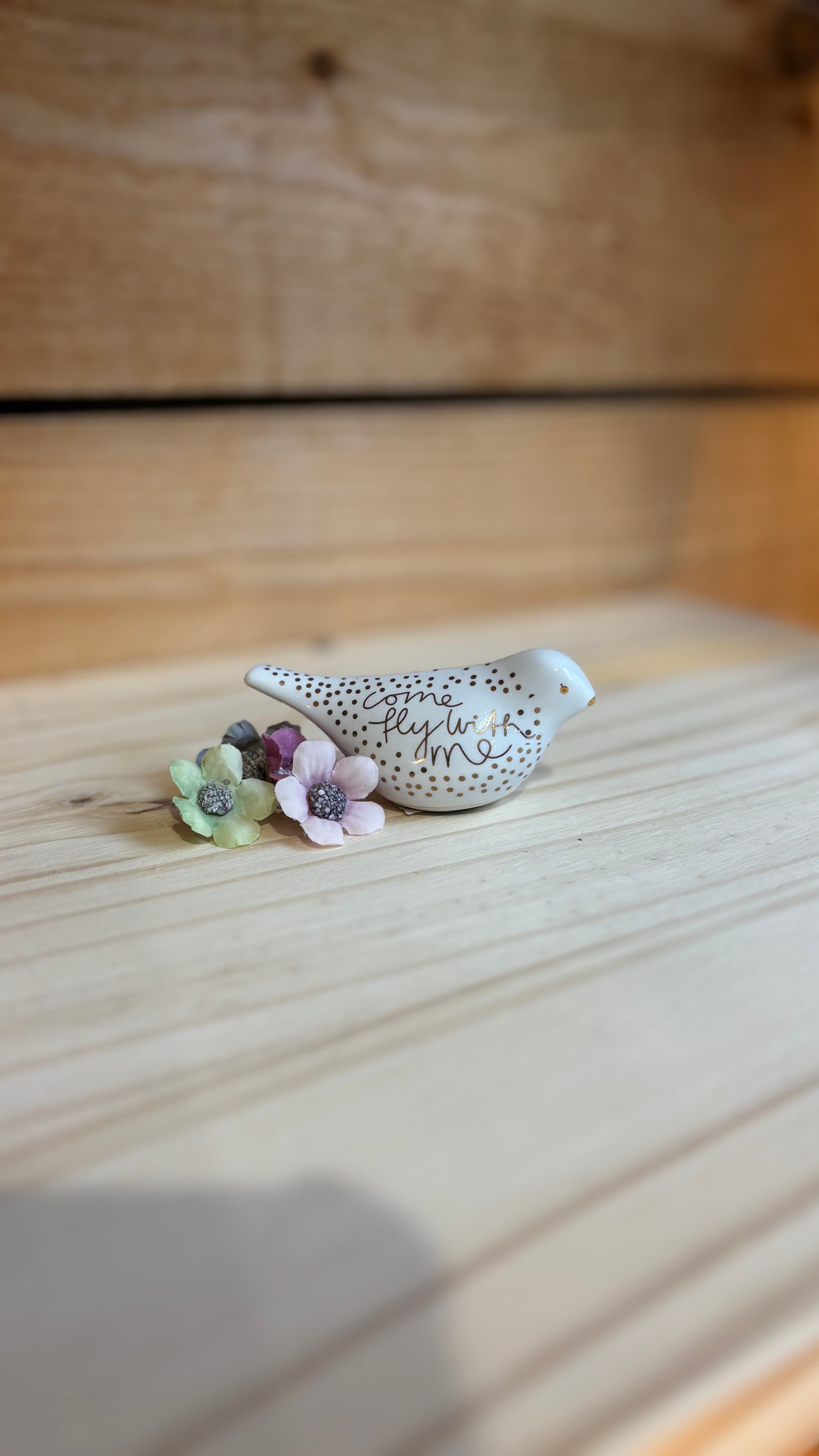 Oiseau Porcelaine "Come Fly With Me"