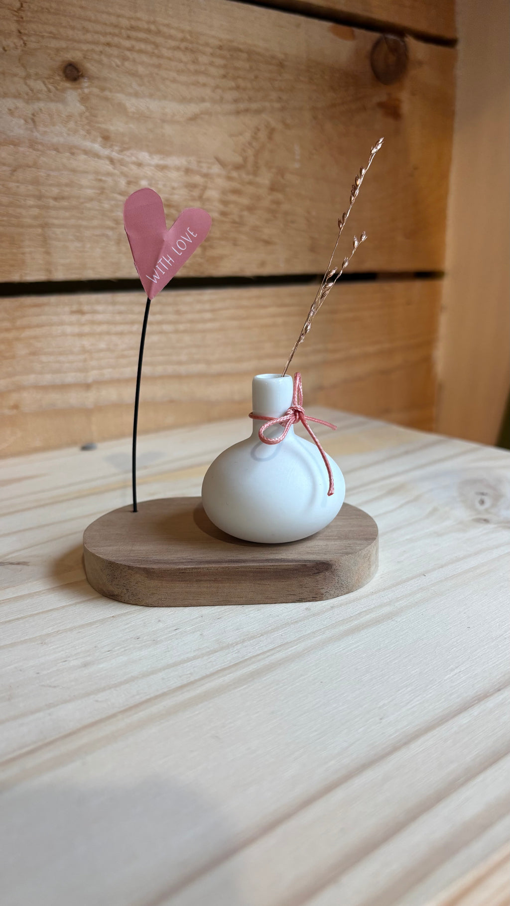 Mini Vase en Porcelaine “With Love” – Räder