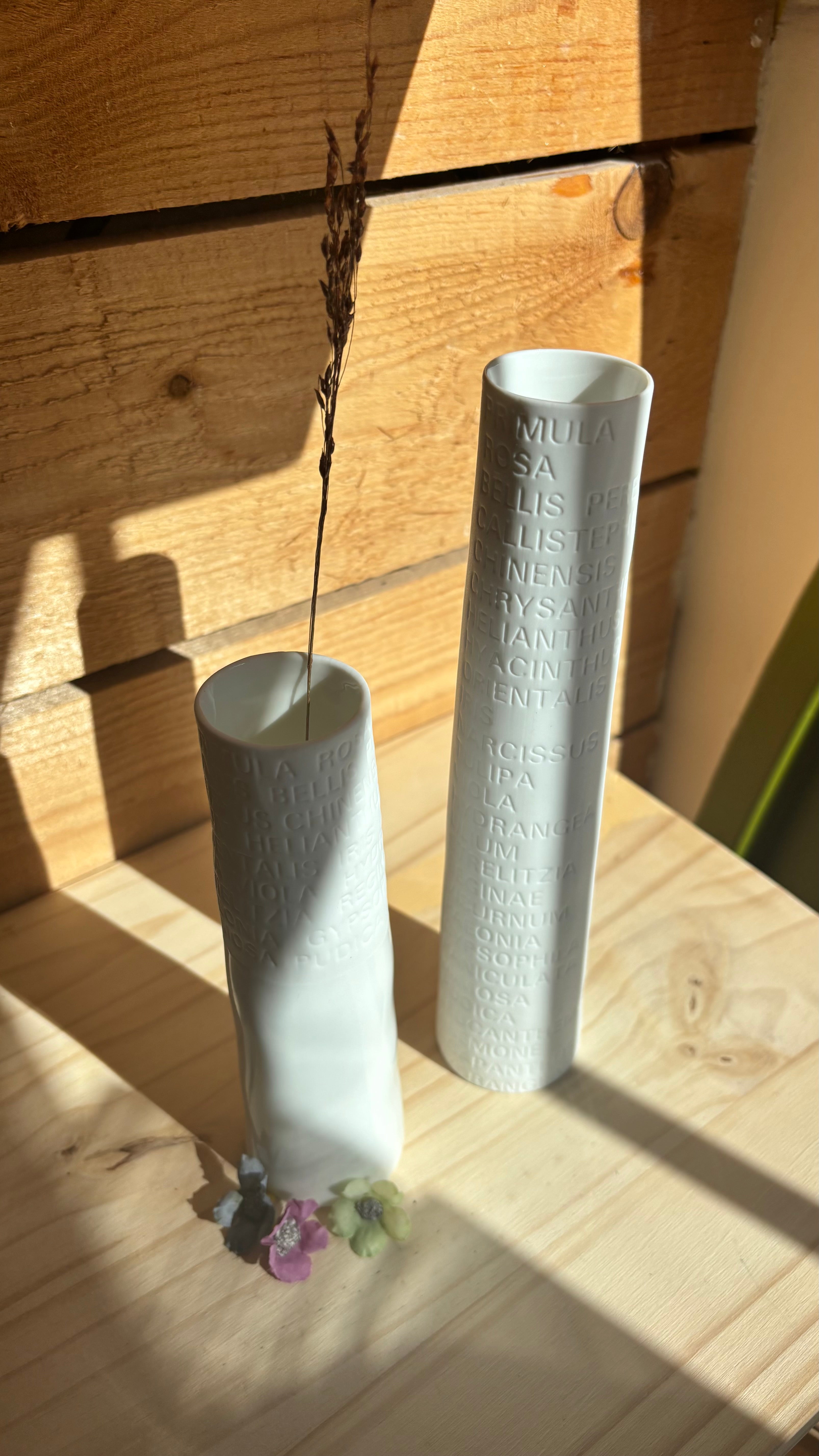 Vase "Poetry" Petit en porcelaine – 1,5 cl