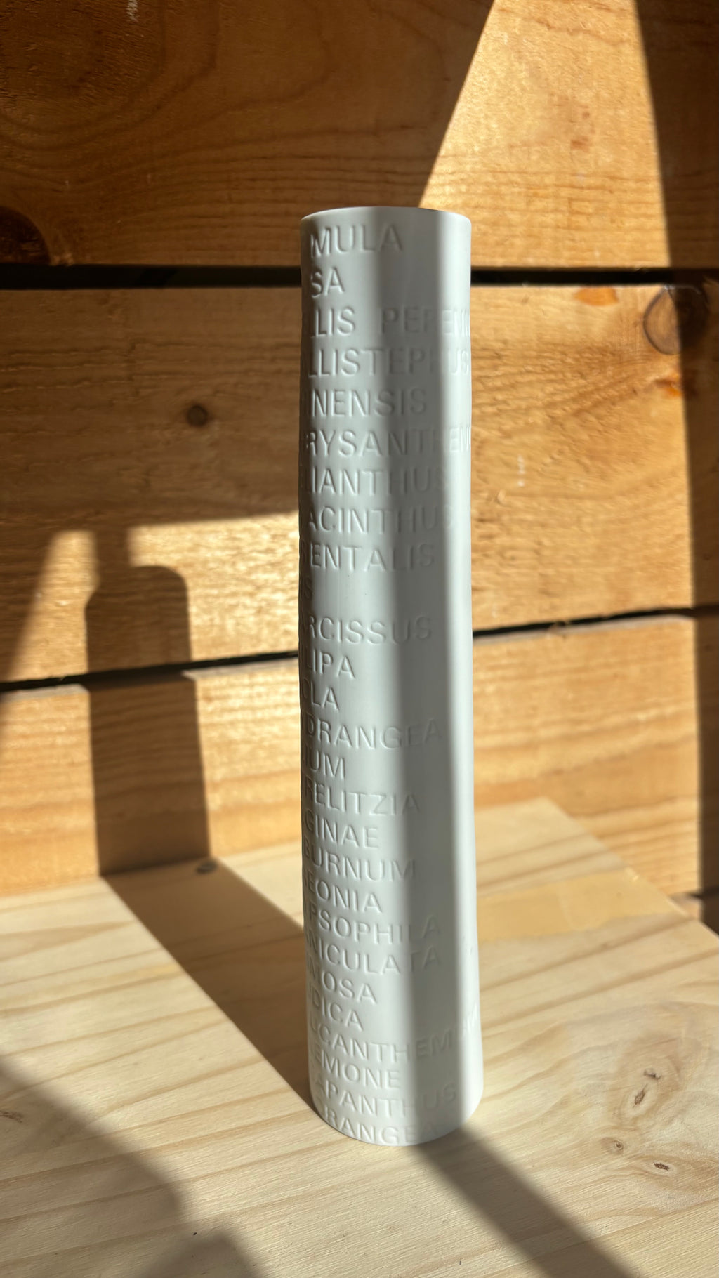 Vase "Poetry" moyen en porcelaine – 4 cl