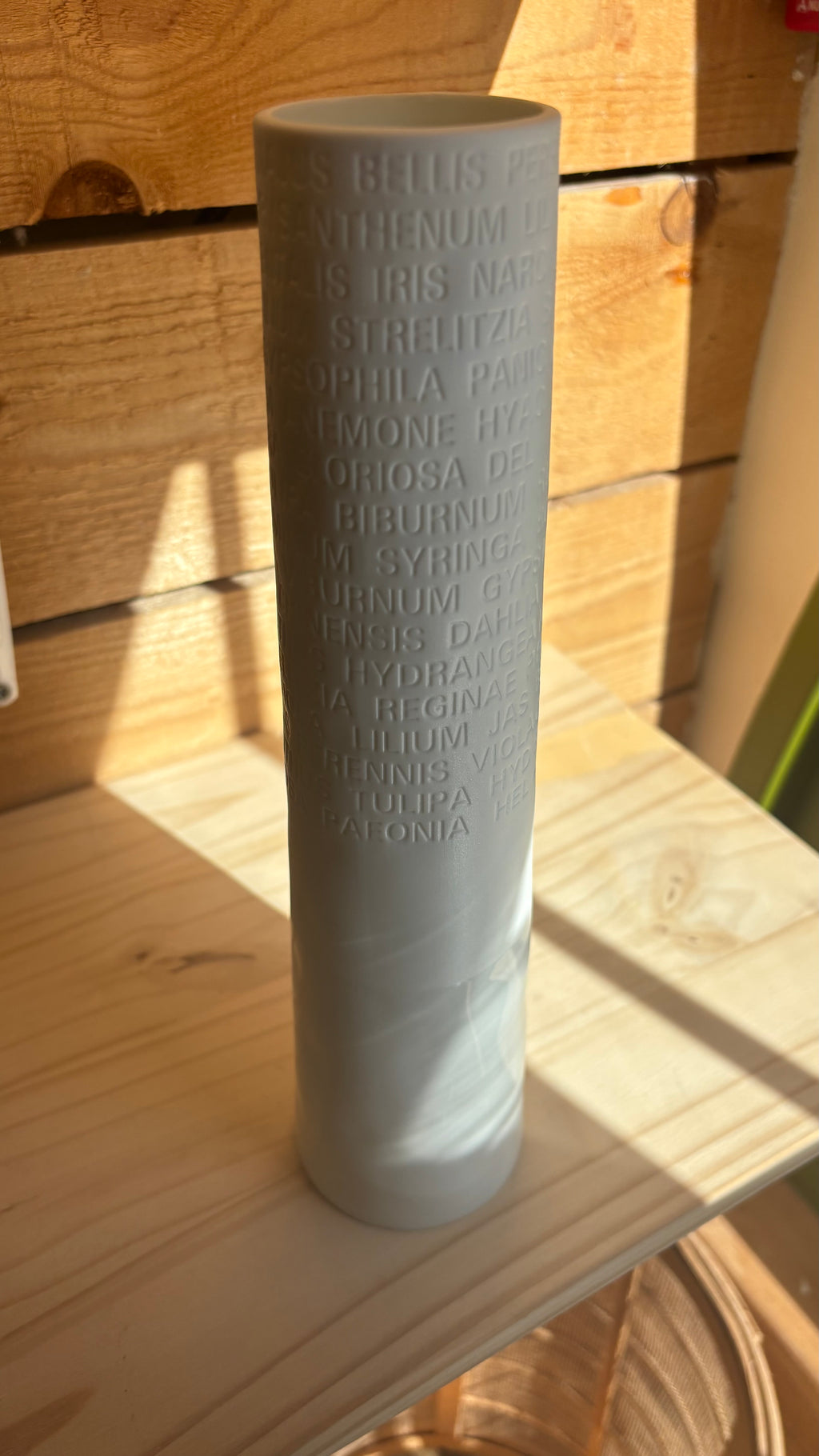 Vase "Poetry" moyen en porcelaine – 4 cl