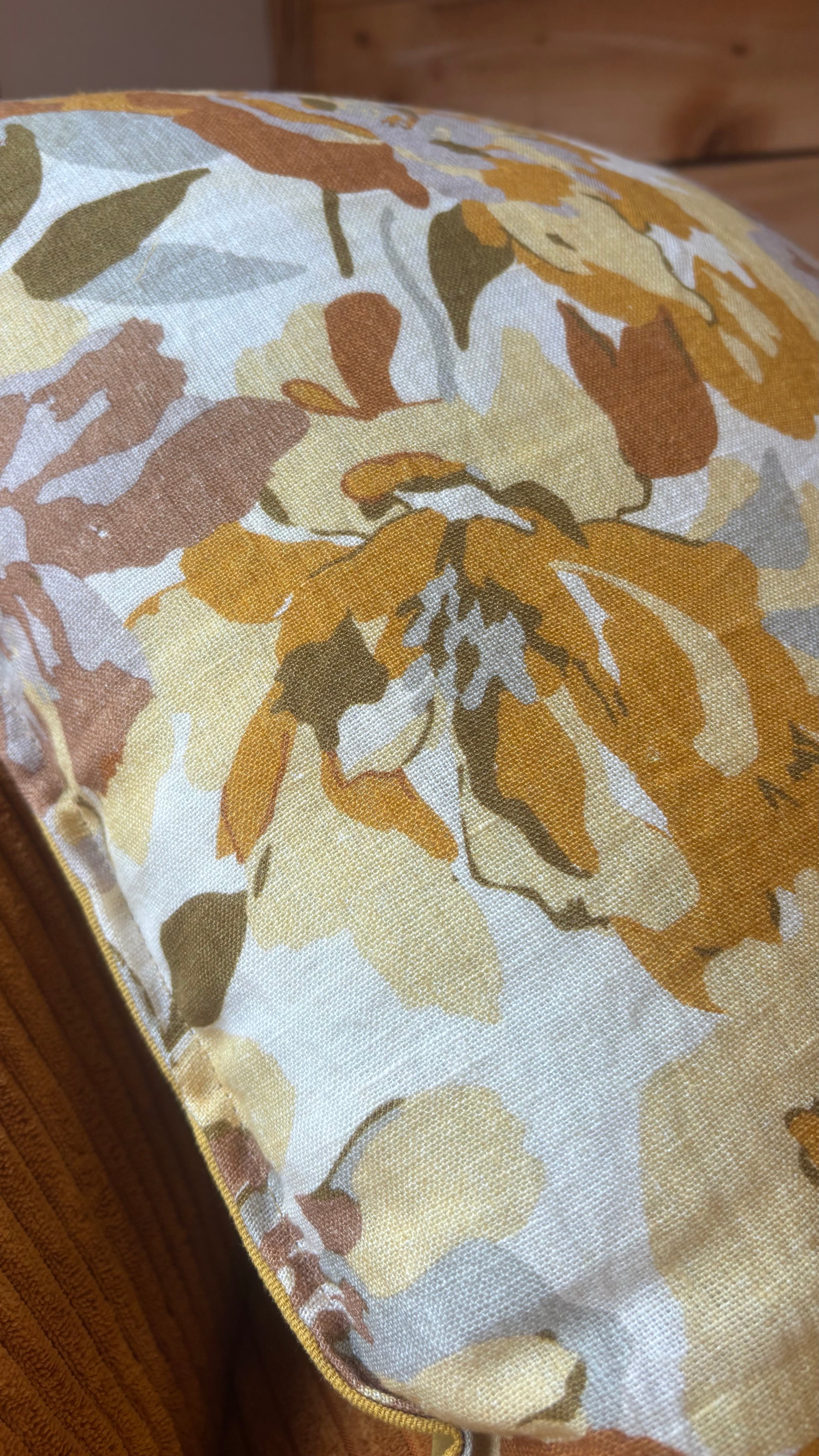 Coussin Trieste Ocre 45x45 cm