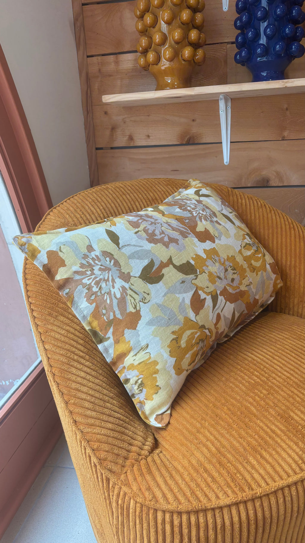 Coussin Trieste Ocre 40x60 cm